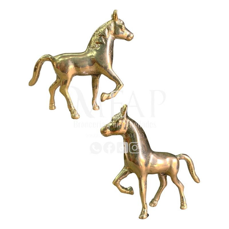 MFAP BRONCERIA Y ANTIGUEDADES - Caballo pequeño de bronce 8 cm de alto