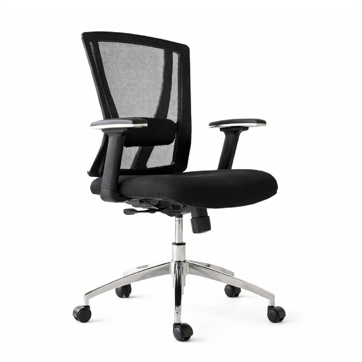 MOBELART - Silla de Oficina Gerente Winner BA Negro Ergonómica möbelArt