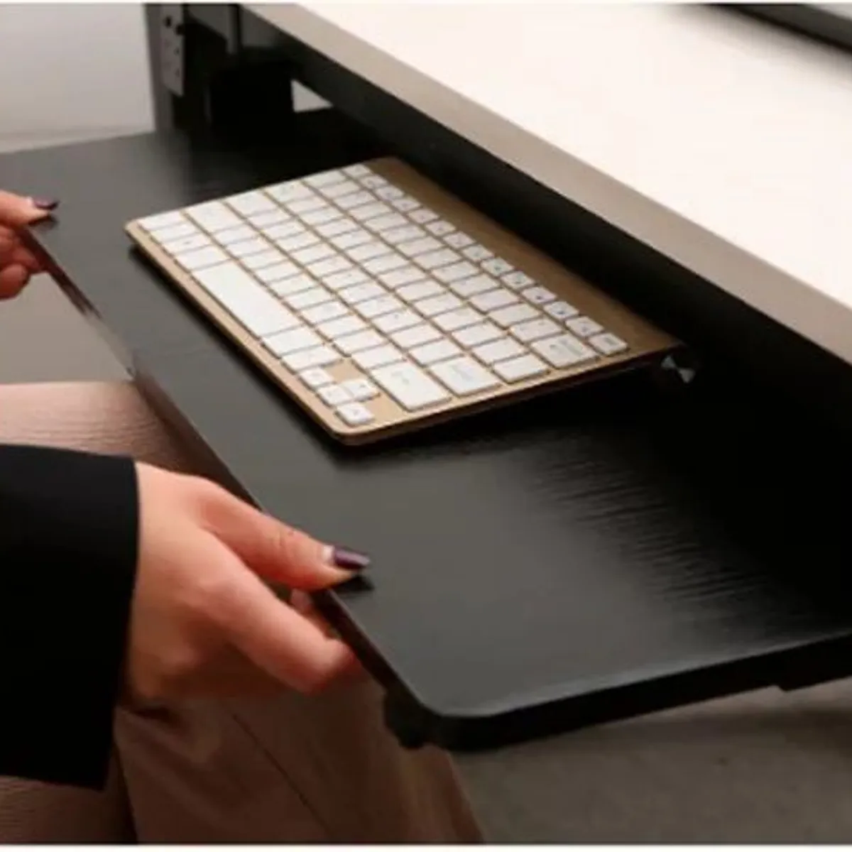 GENERICO - Bandeja ajustable de teclado para escritorio antiestrés