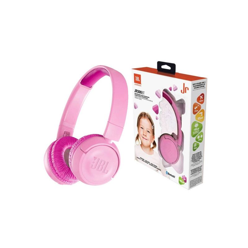 JBL - Auriculares Inalámbricos Kids JBL-JR300BT Rosa