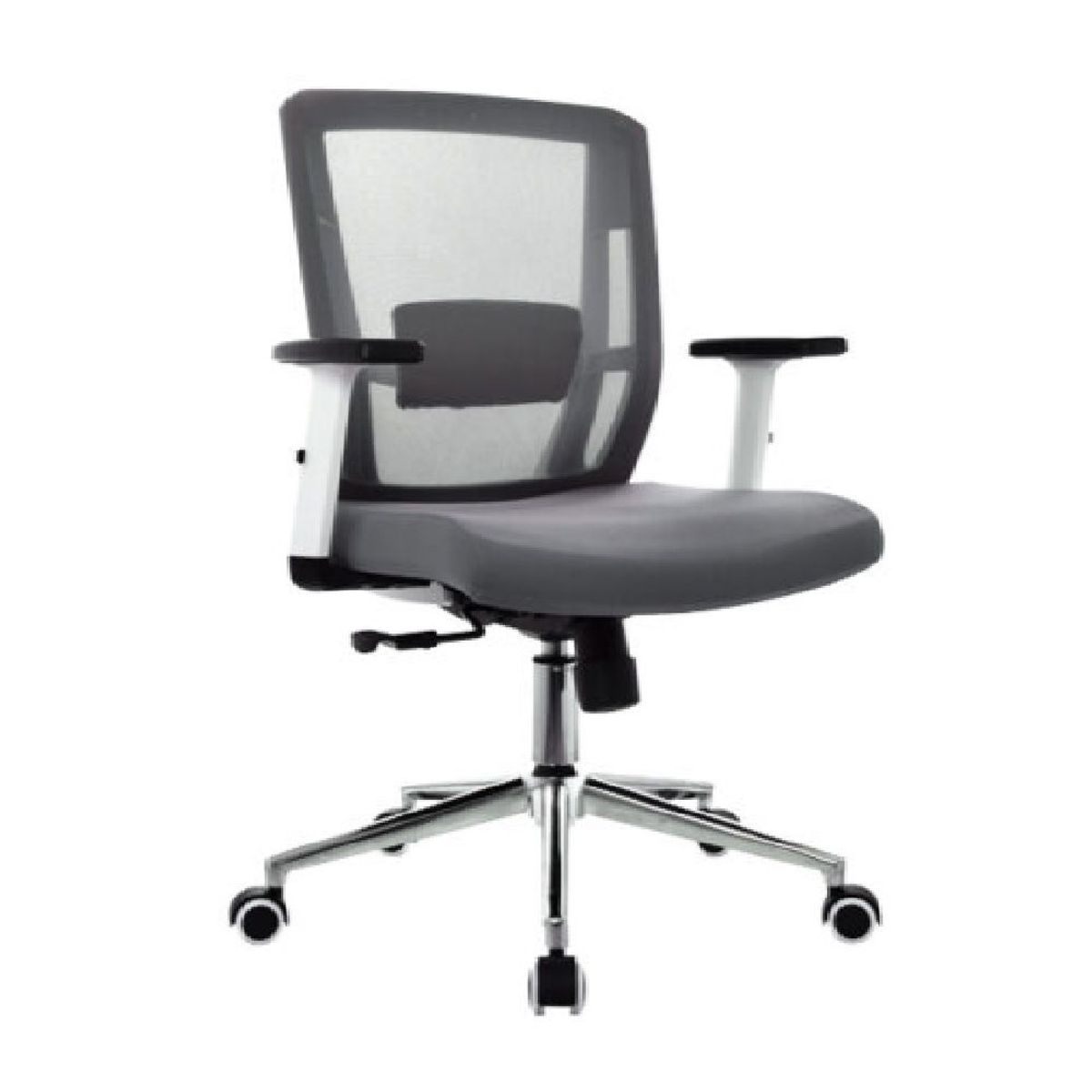 MOBELART - Silla de Oficina Gerente Delphi 2 Gris Ergonómica möbelArt