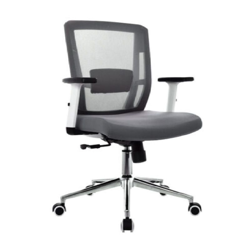 MOBELART - Silla de Oficina Gerente Delphi 2 Gris Ergonómica möbelArt
