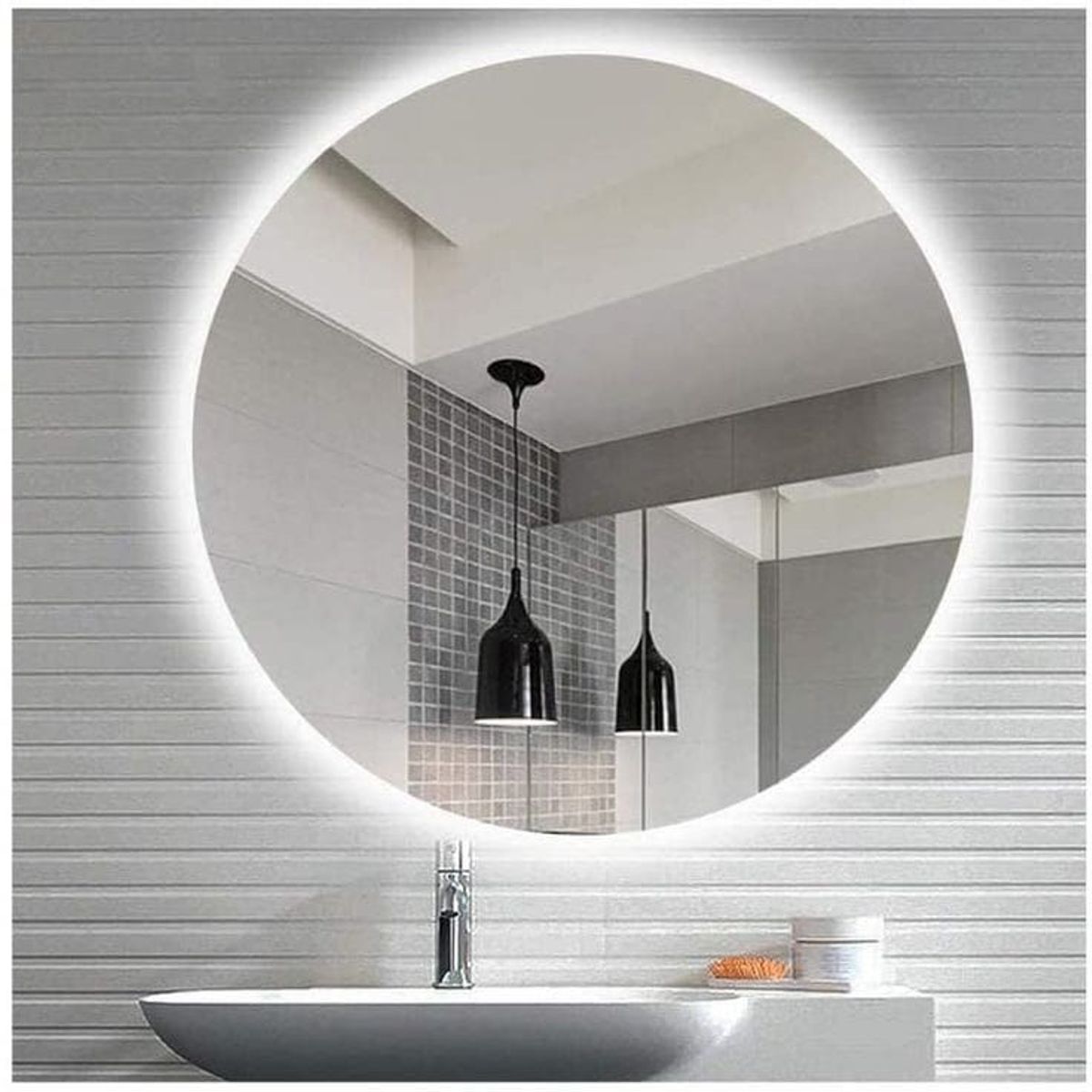 GENERICO - Espejo Led Táctil 80 cm