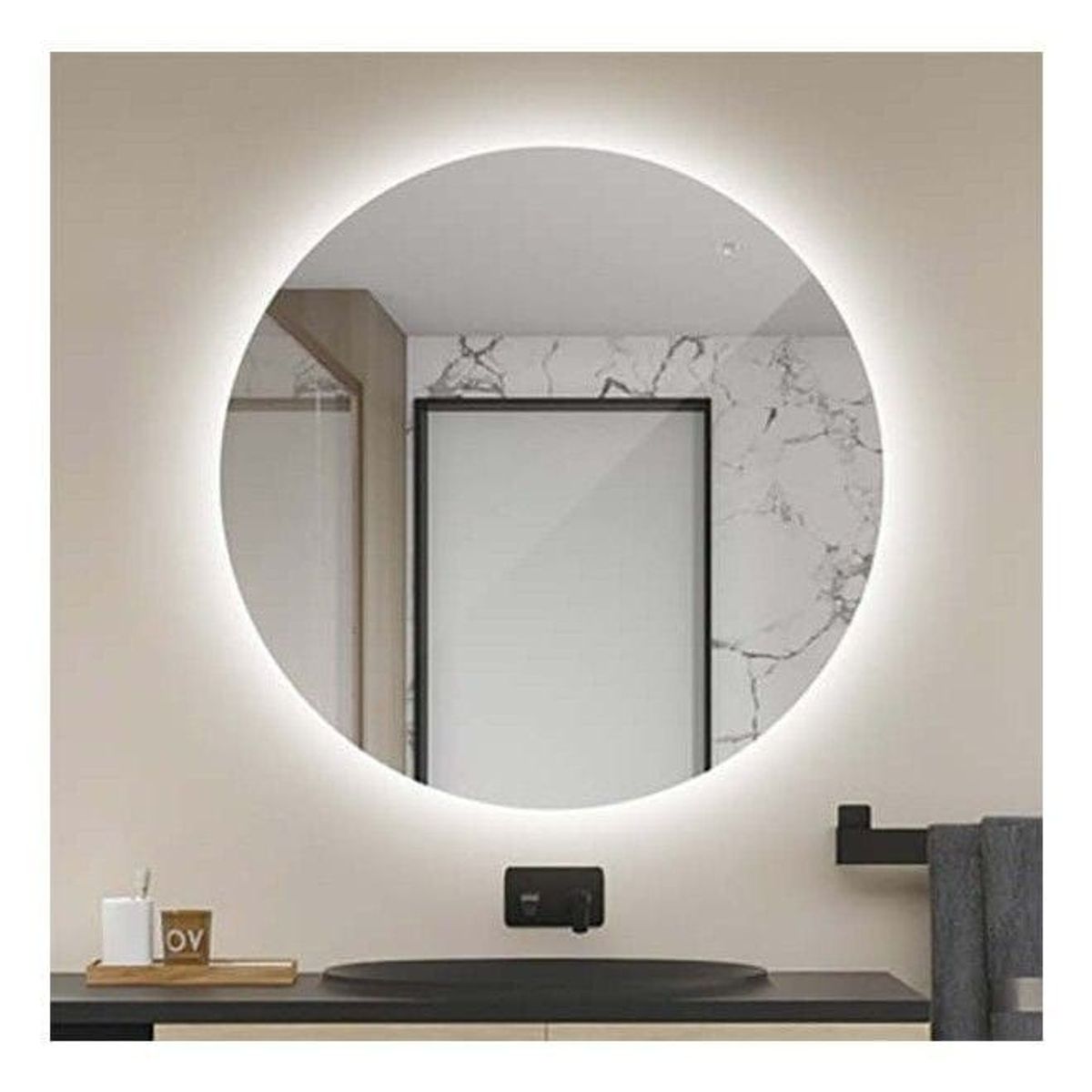 GENERICO - Espejo Led Táctil 80 cm