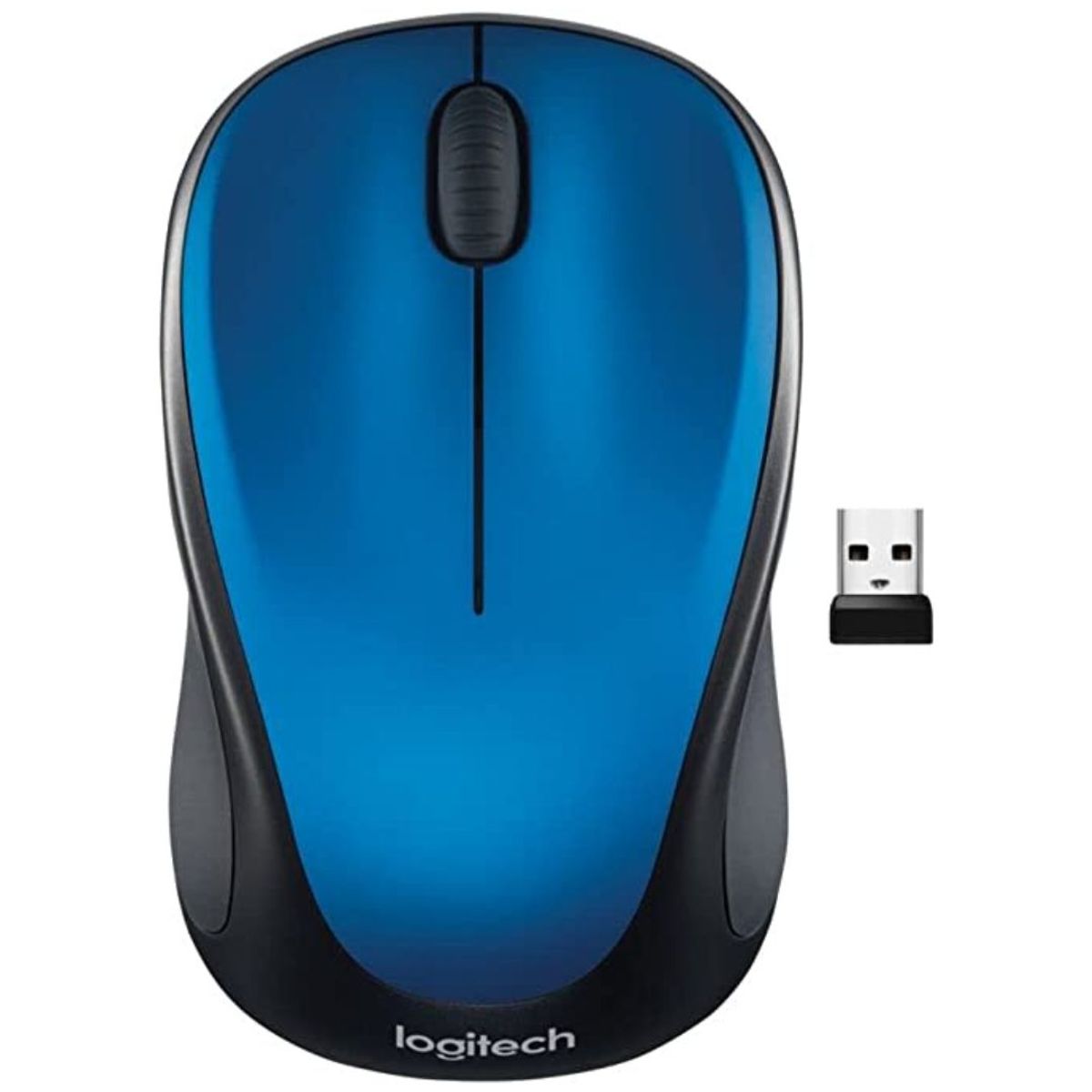 LOGITECH - MOUSE LOGITECH M317 WIRELESS STEEL BLUE 910-005886