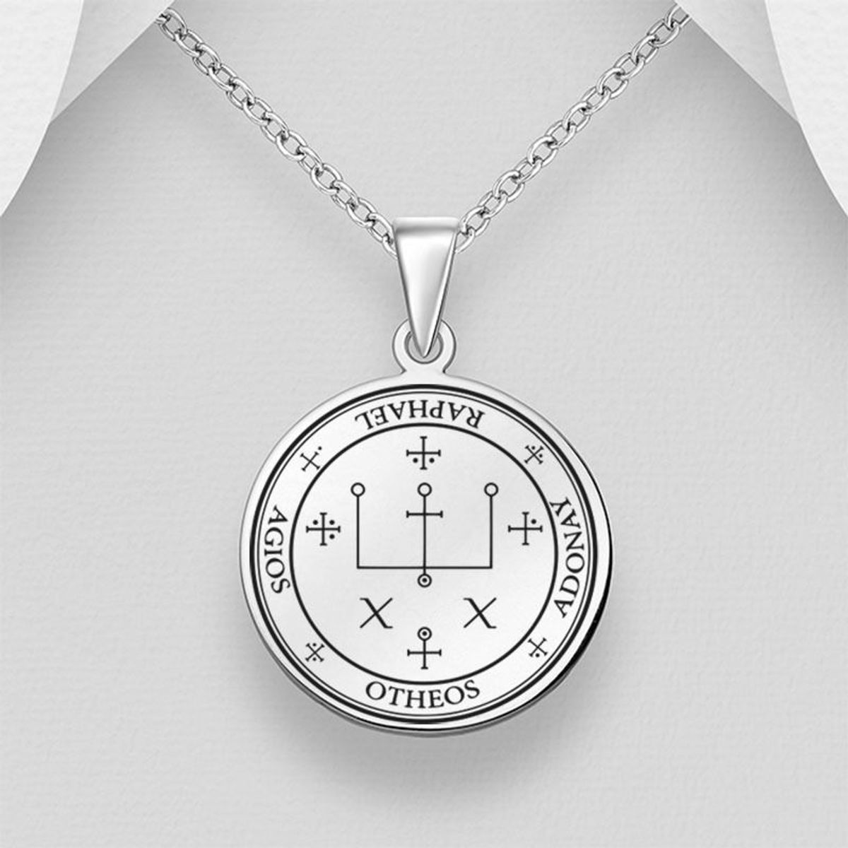 GENERICO - Collar  San Rafael plata 950 - Musas Vanidosas