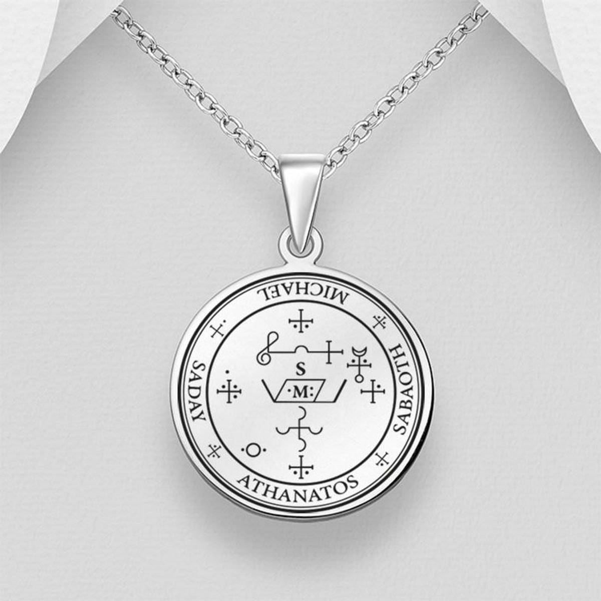 GENERICO - Collar San Miguel plata 950 - Musas Vanidosas