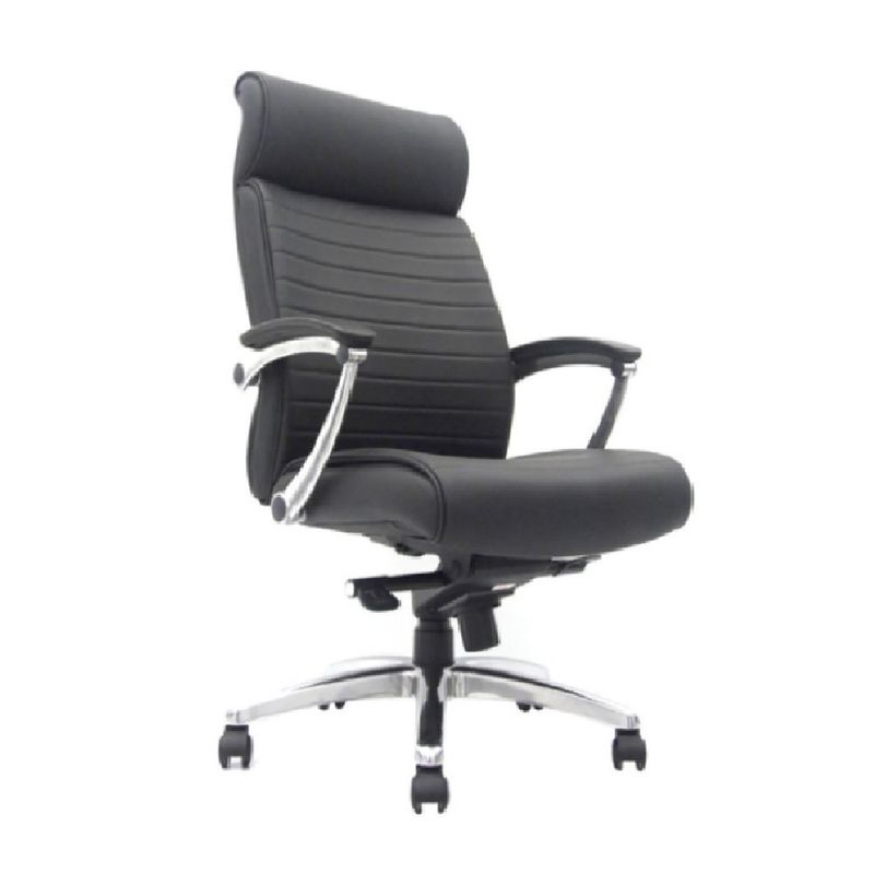 MOBELART - Silla de Oficina Presidente Letto PU Negro möbelArt