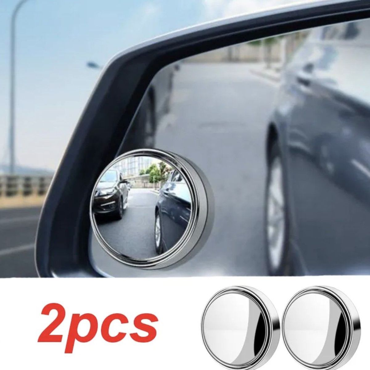 GENERICO - ESPEJO RETROVISOR, ESPEJO AUXILIAR PUNTO CIEGO DE 360 GRADOS