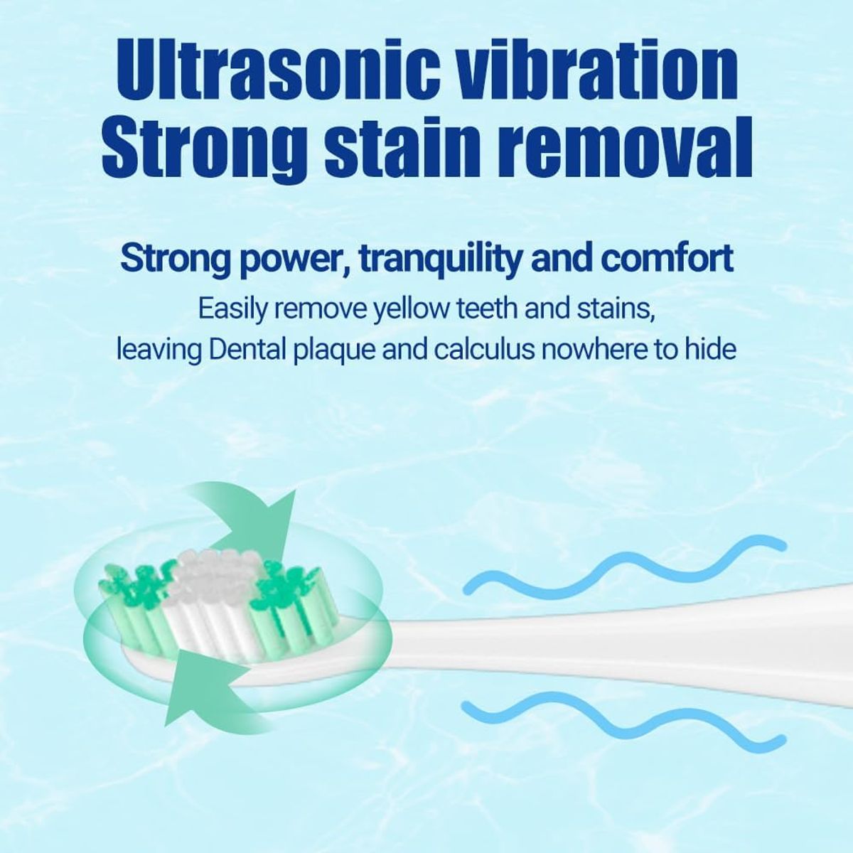 GENERICO - Kit Limpieza Dental Removedor De Sarro Espejo 3 Cabezales