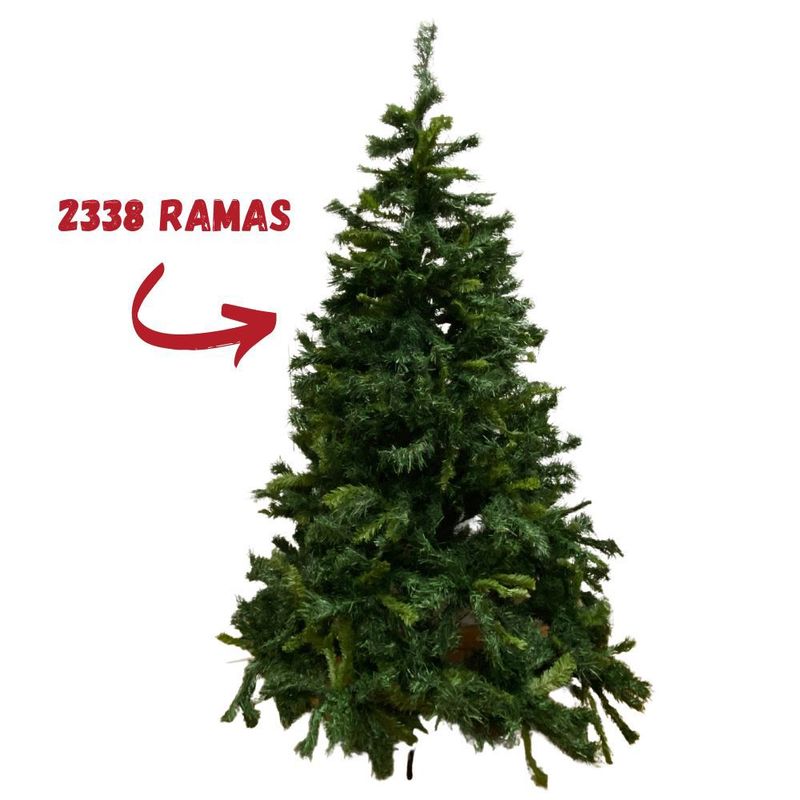 FLORIPA - Árbol de Navidad Verde de 2.70m y 2338 ramos BPIN270