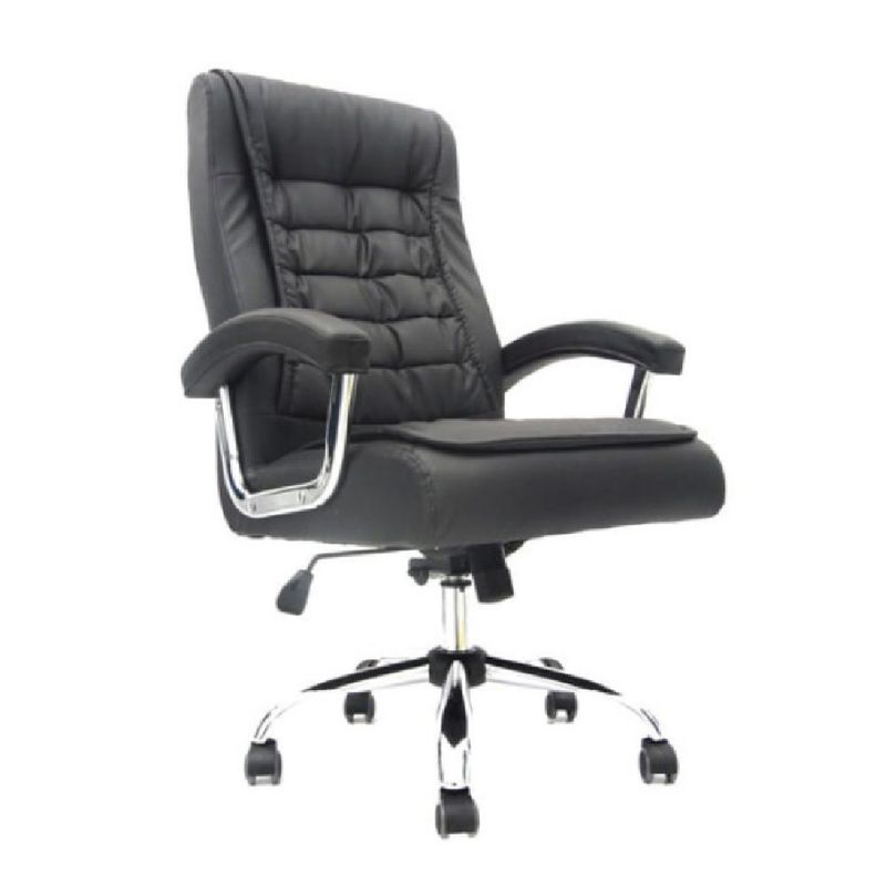 MOBELART - Silla de Oficina Presidente Shiny HN Negro möbelArt
