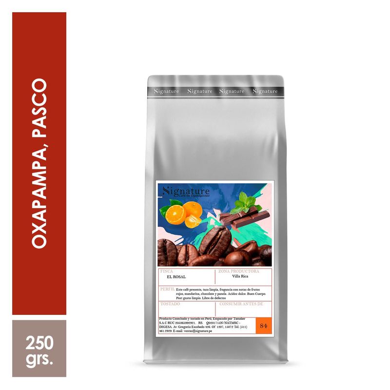 GENERICO - Café de Especialidad 84ptos Pasco - En Grano 250 gr