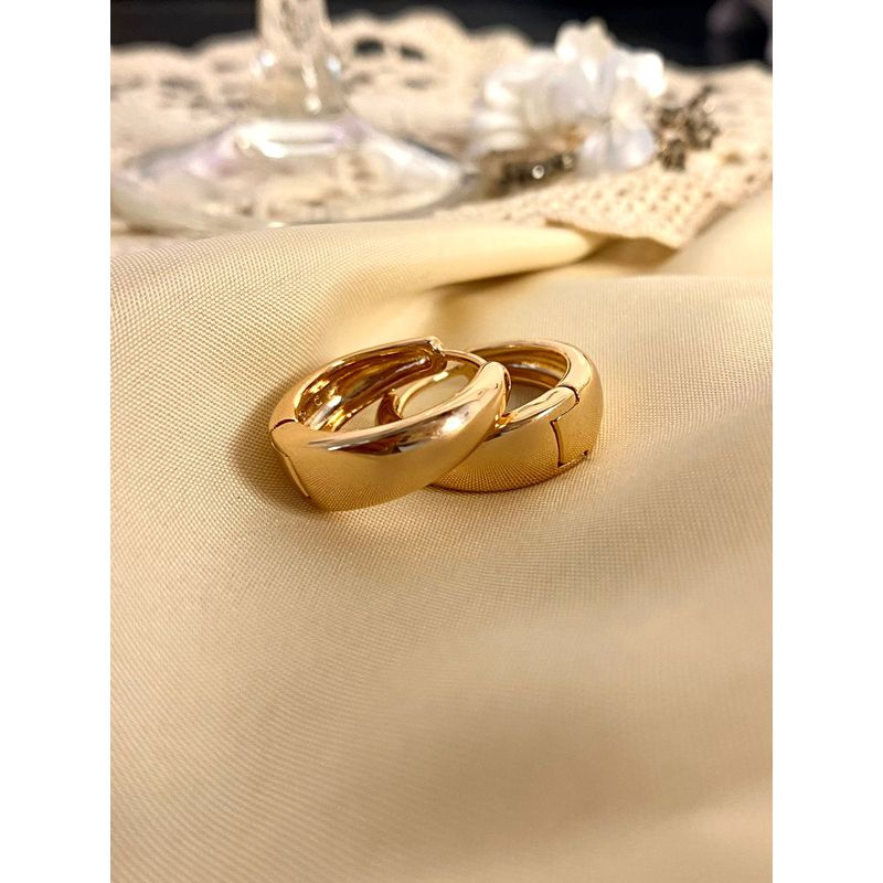 Aros Dorados Mujer Pendientes Aro Corazu00f3n Textura Dorados