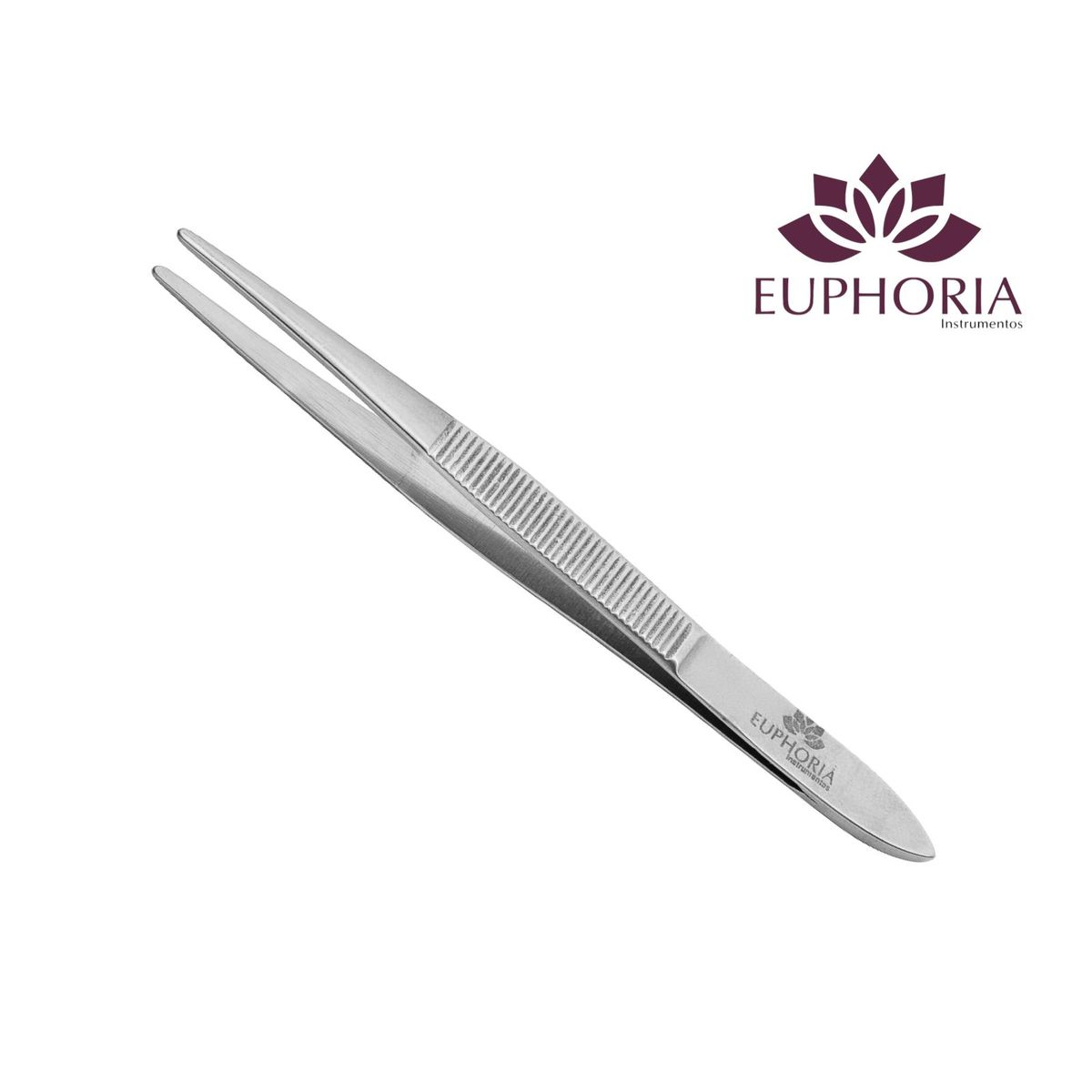 EUPHORIA - Pinzas Depilatoria con Punta Fina de Acero Inoxidable Quirúrgico