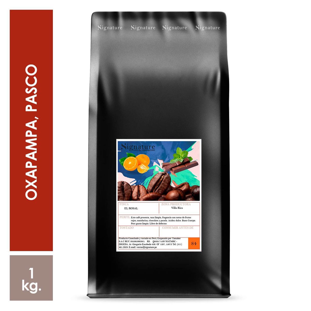 GENERICO - Café de Especialidad 84ptos Pasco - Molido En Grano 1 Kg
