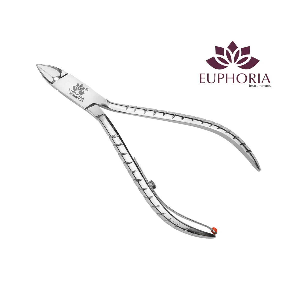 EUPHORIA - Alicate de Cuticulas de Acero Inoxidable Quirúrgico para Pedicura