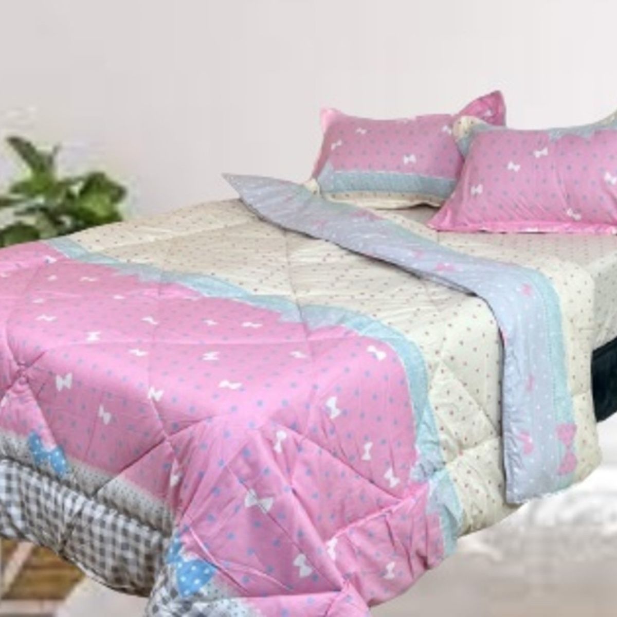 MINGDA - Set Edredón Kids 1.5 Pz + Sabanas + Fundas 5 Piezas