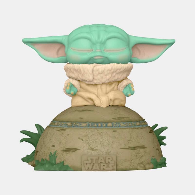 FUNKO - FUNKO POP THE MANDALORIAN GROGU USING THE FORCE LIGHT SOUND