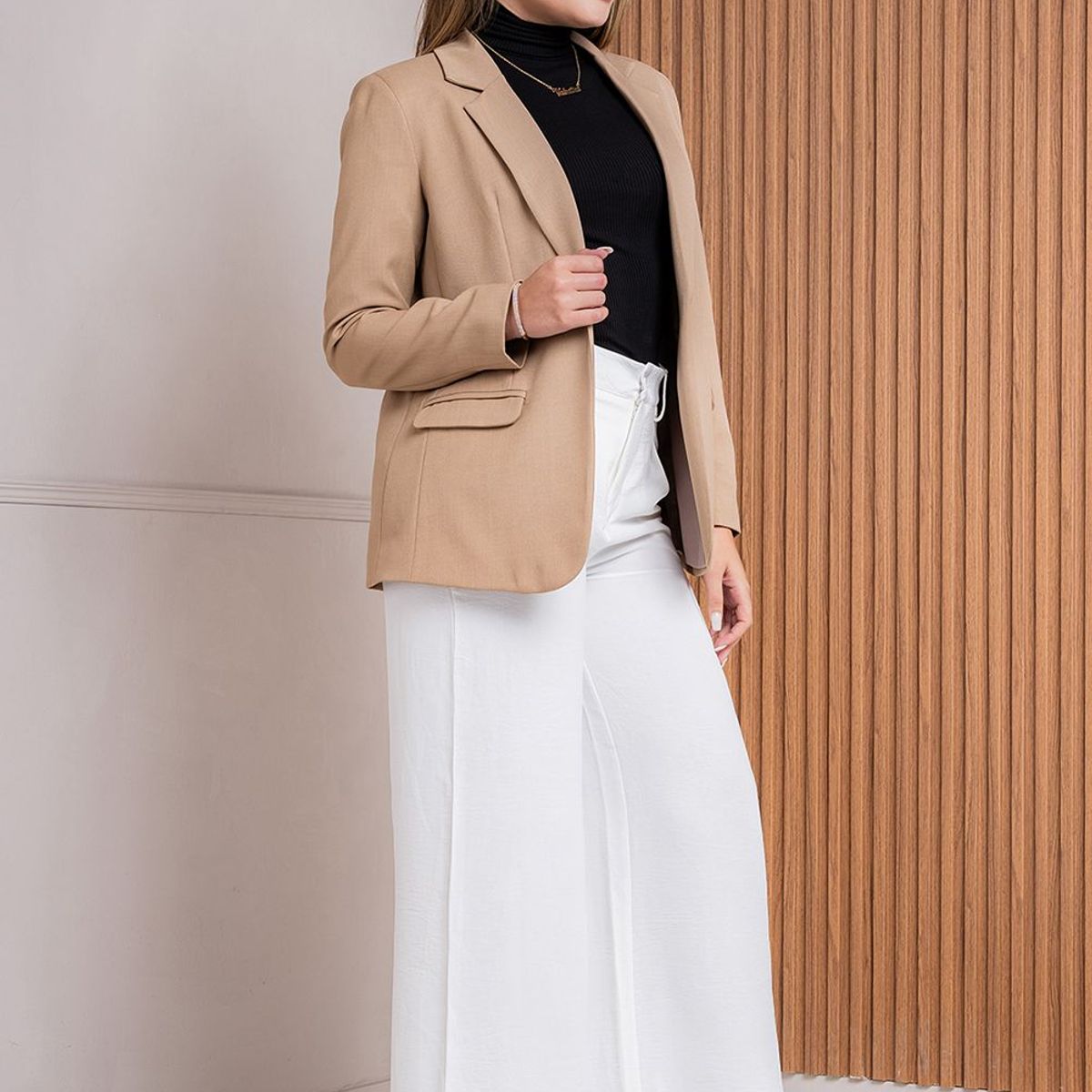 GENERICO - Blazer Sastre Soraya Color Camello Estacion 108