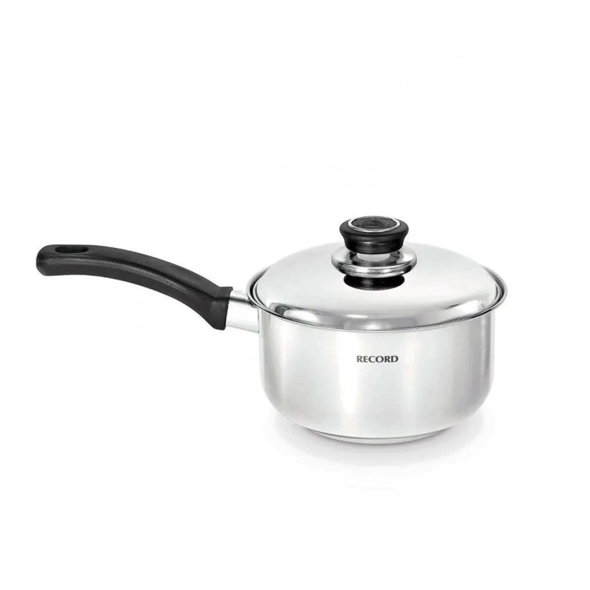 RECORD - Cacerola de Acero Inoxidable RECORD de 16 cm con Tapa de Acero MILENIUM
