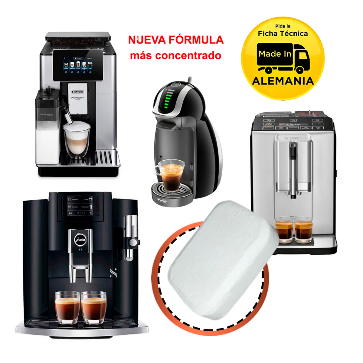 SIGNATURE PERU - Descalcificador para todo tipo de Cafeteras x1pqt