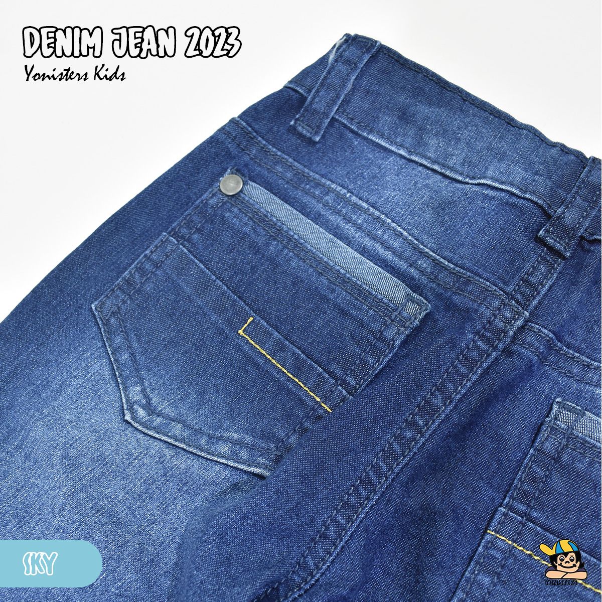 YONISTERS CLOTHING - Pantalón Jeans Stretch Slim Fit Moda Niños Kids