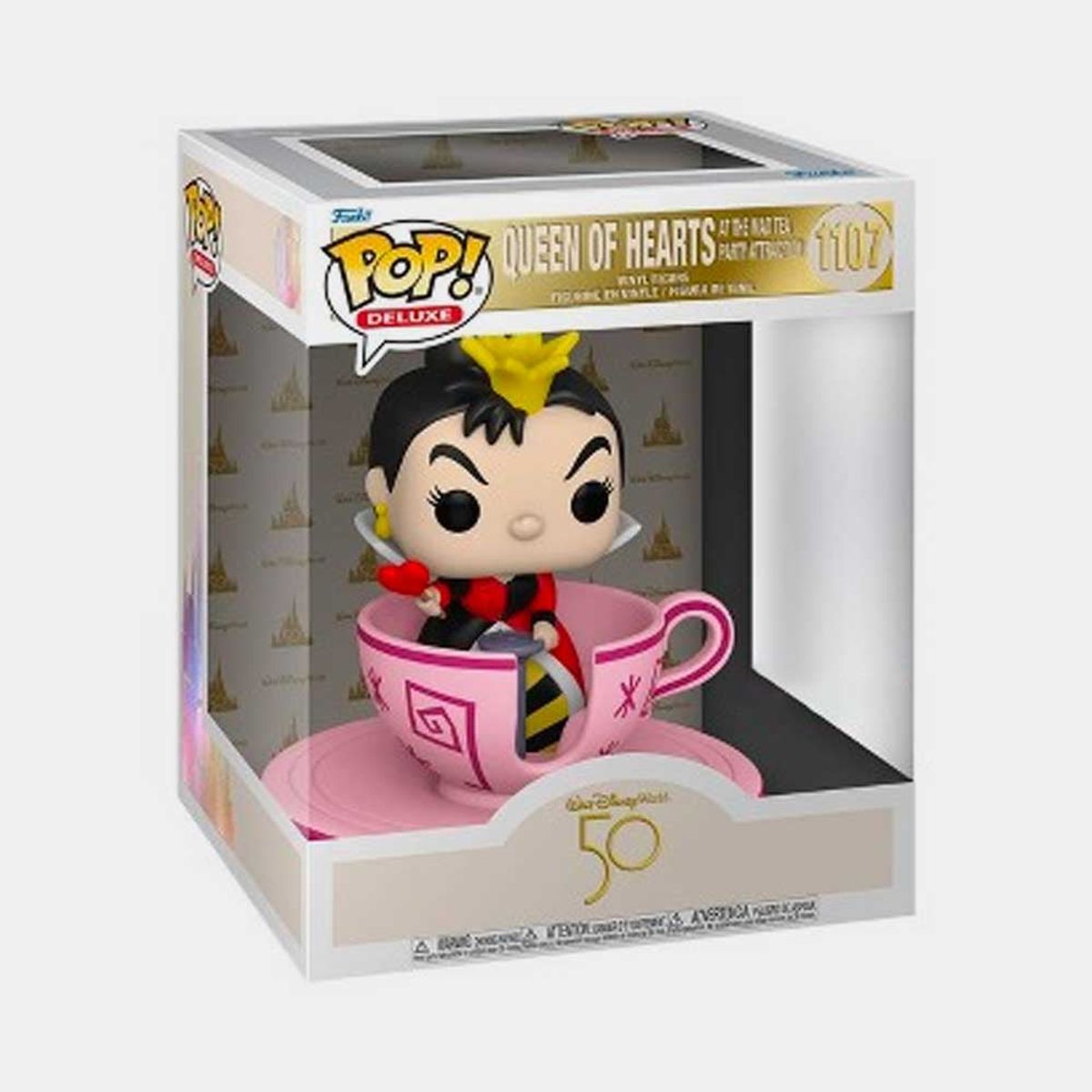 FUNKO - FUNKO POP DISNEY 50TH - QUEEN OF HEARTS AT THE MAD TEA PARTY