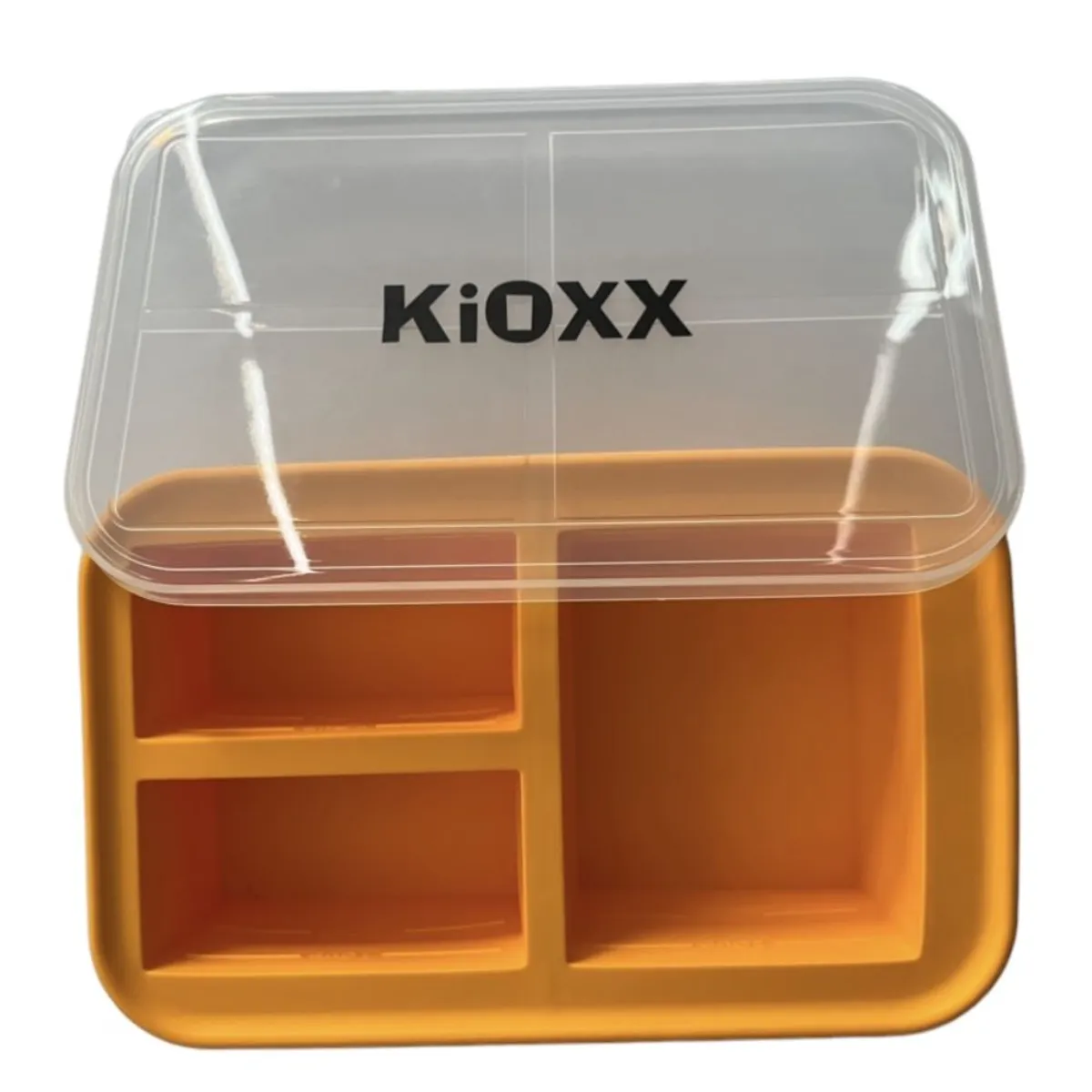 KIOXX - Cubeta de Silicona para congelar 3 cavidades KiOXX Naranja