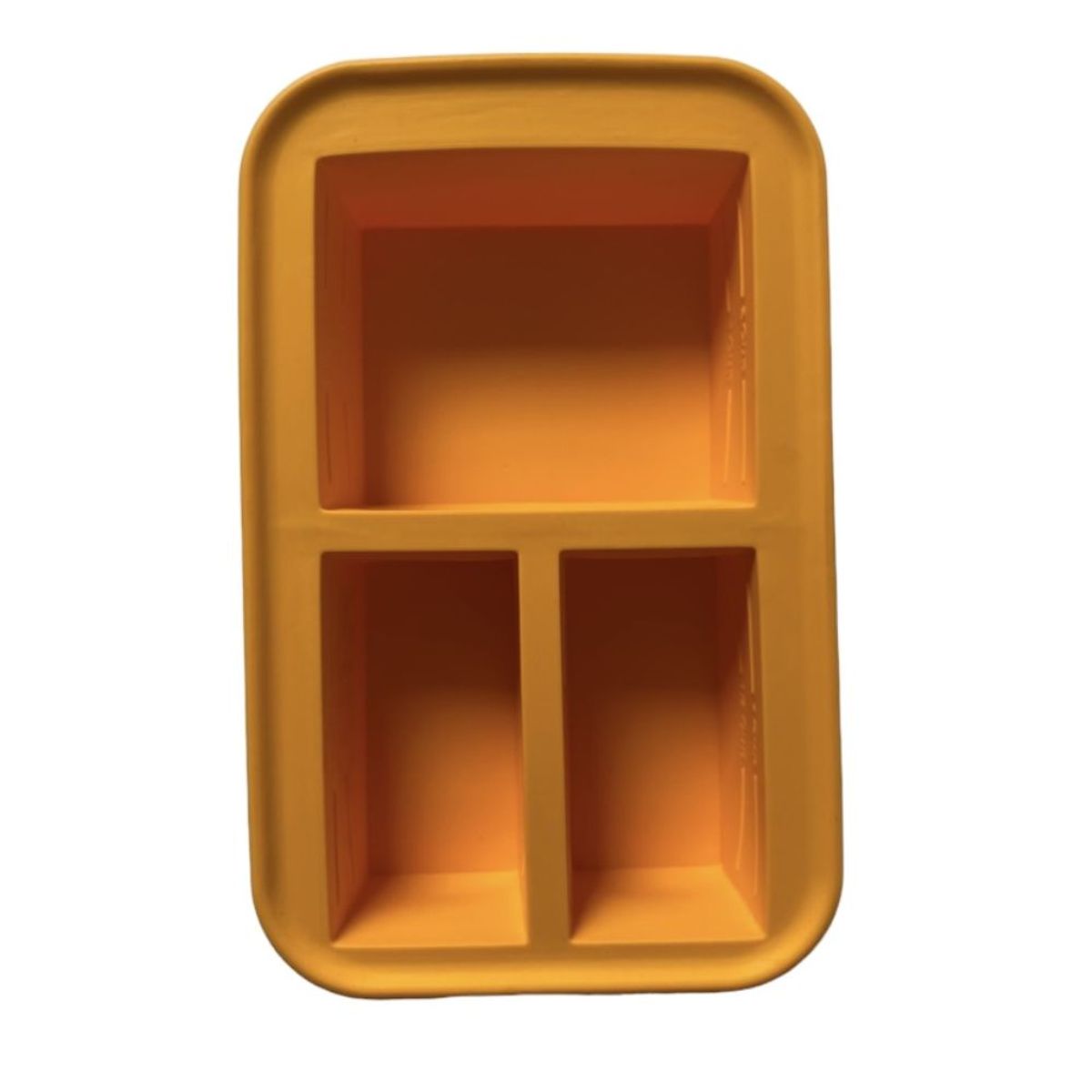 KIOXX - Cubeta de Silicona para congelar 3 cavidades KiOXX Naranja
