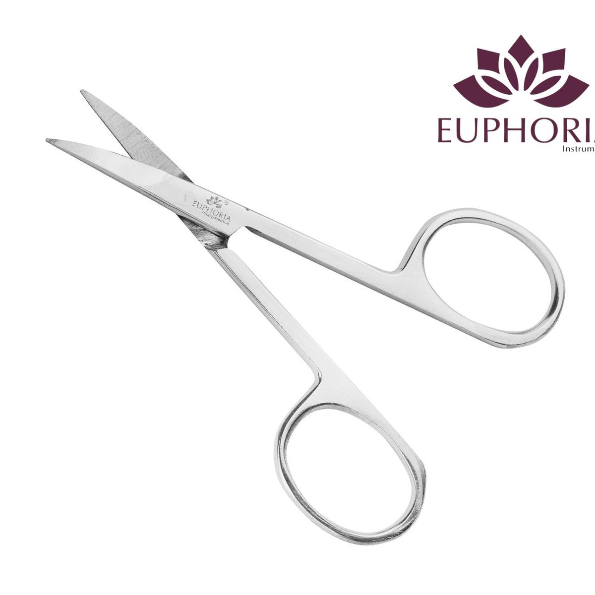 EUPHORIA - Tijera Punta Curva para Cuticula