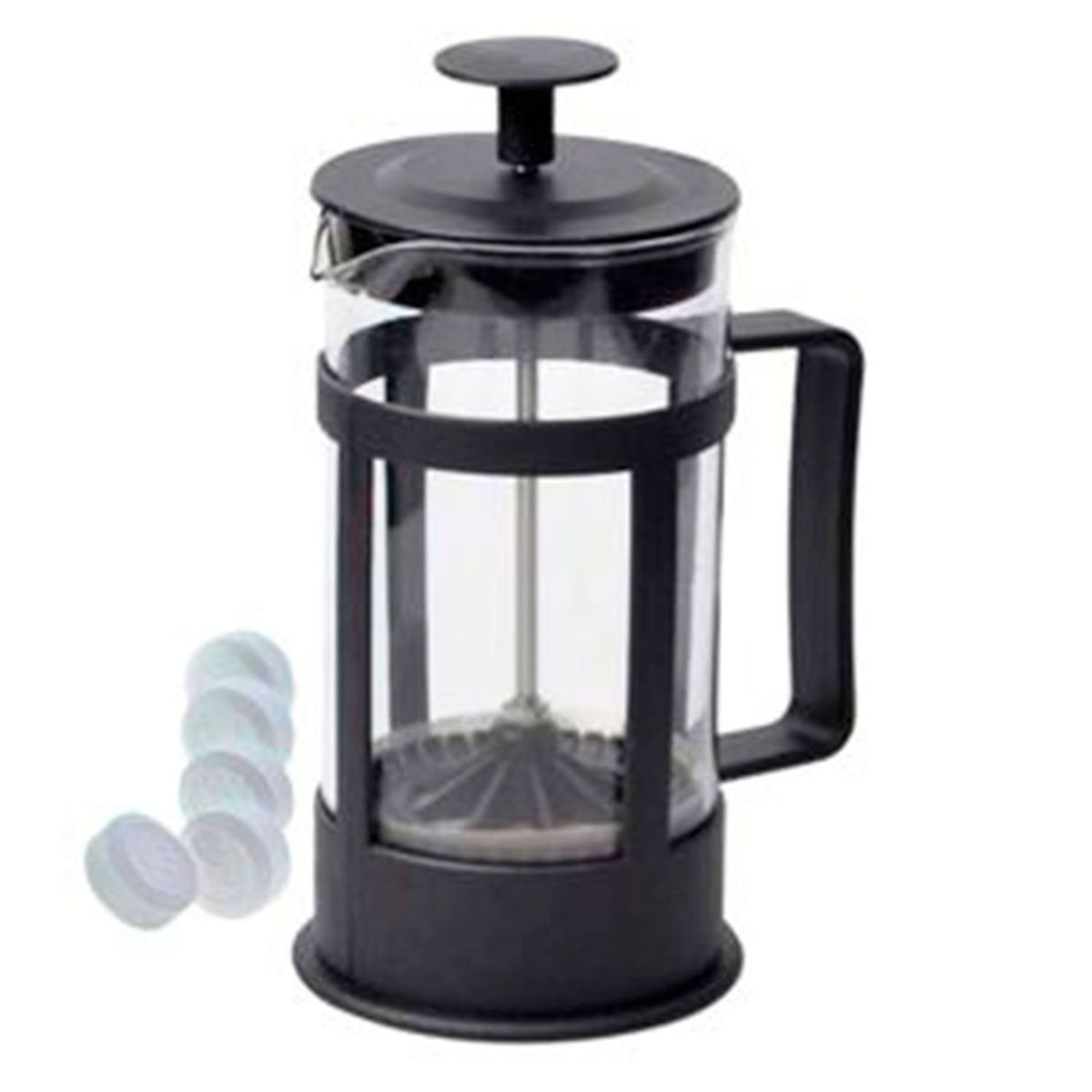 SIGNATURE PERU - Prensa Francesa 350ml + 5 Pastillas de Limpieza