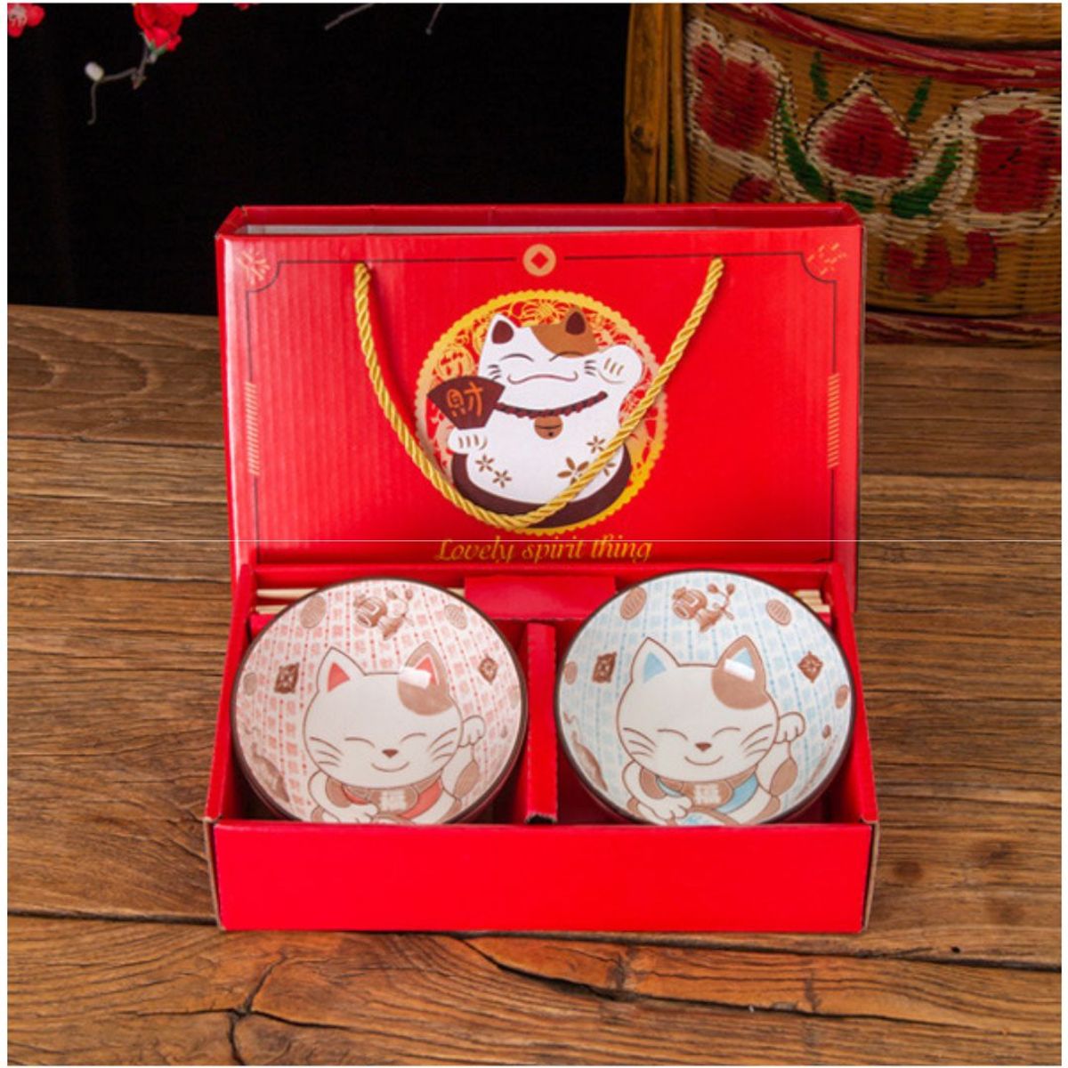 INSPIRA MARKET - Juego de vajillas ceramica cuenco de arroz japones