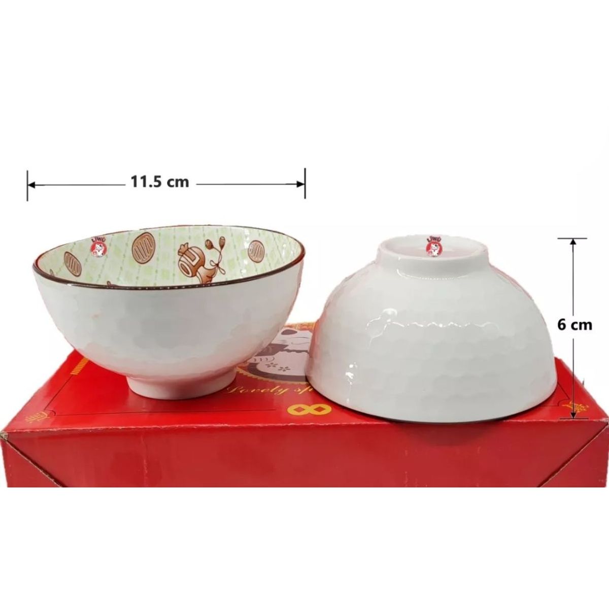 INSPIRA MARKET - Juego de vajillas ceramica cuenco de arroz japones