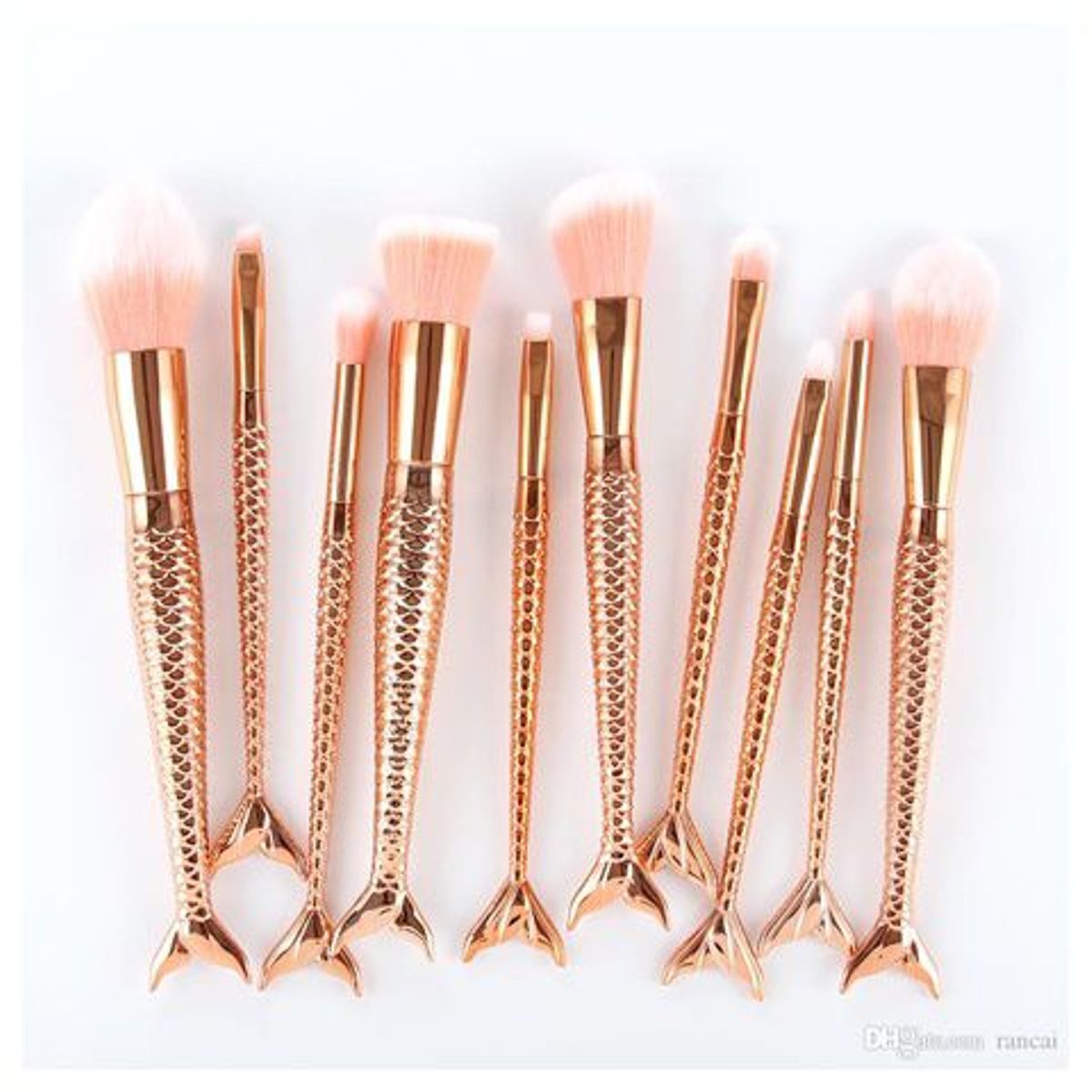 GENERICO - Set de brochas Sirena 11 piezas