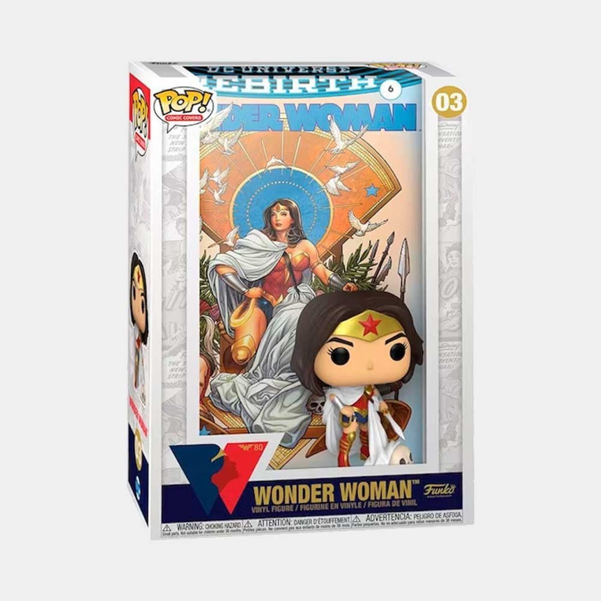 FUNKO - FUNKO POP WONDER WOMAN 80TH - WONDER WOMAN UNIVERSE REBIRTH
