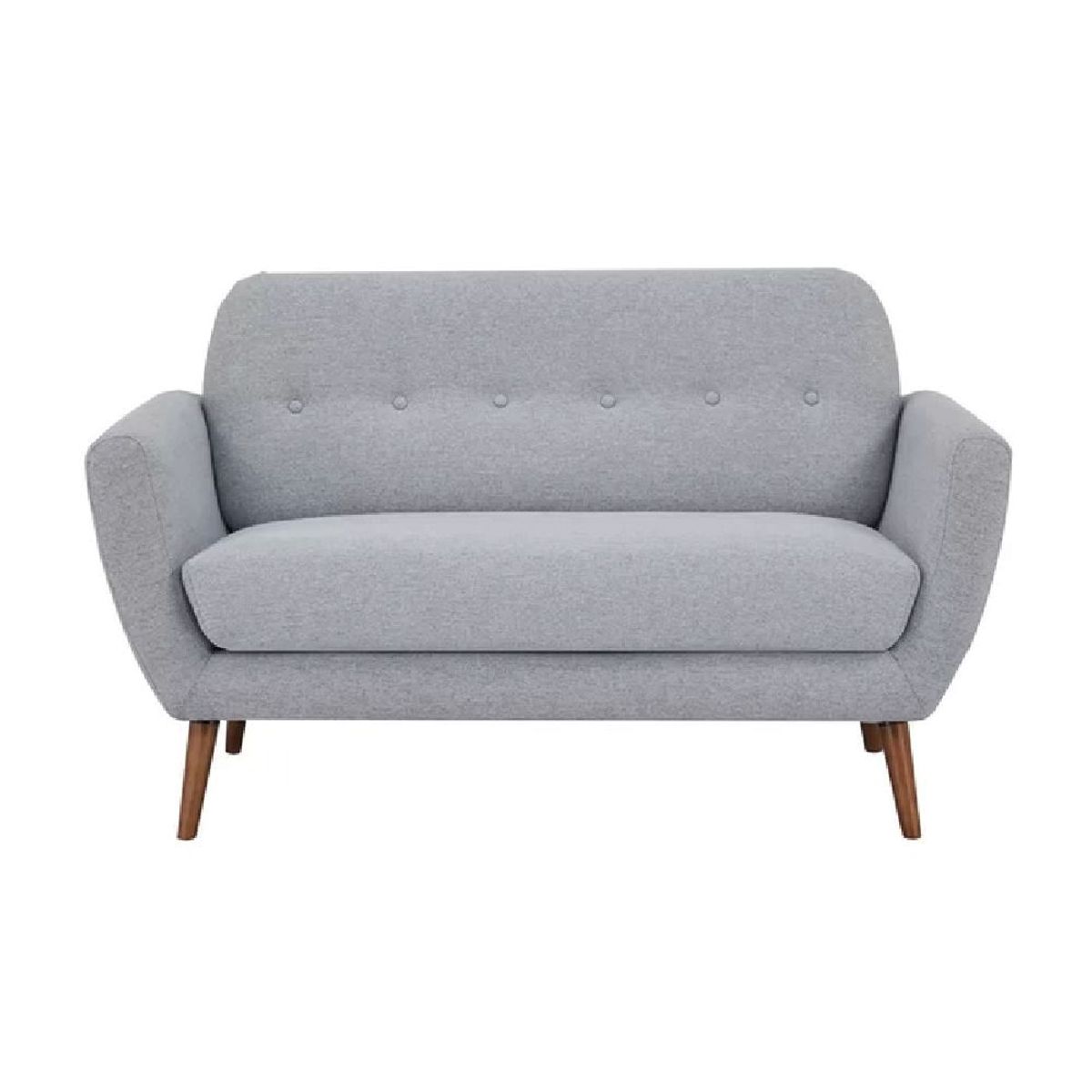 ALTO HOGAR - Sofá Alto Hogar Alysa 2 Cuerpos Gris Claro