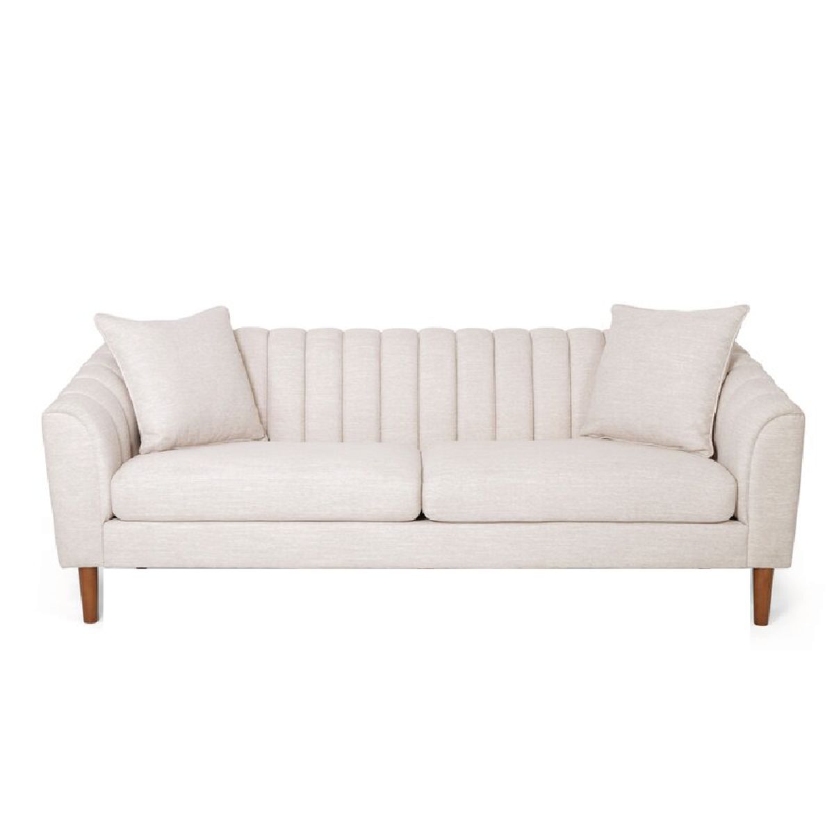 ALTO HOGAR - Sofá Gael 3 Cuerpos Alto Hogar Crema