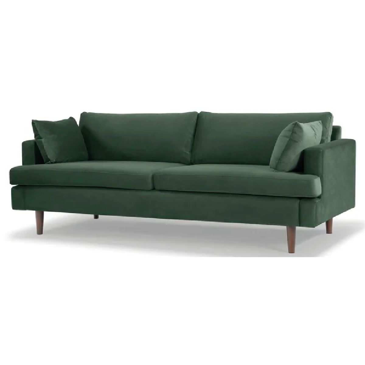 ALTO HOGAR - Sofá Magde 3 Cuerpos Alto Hogar Verde Botella
