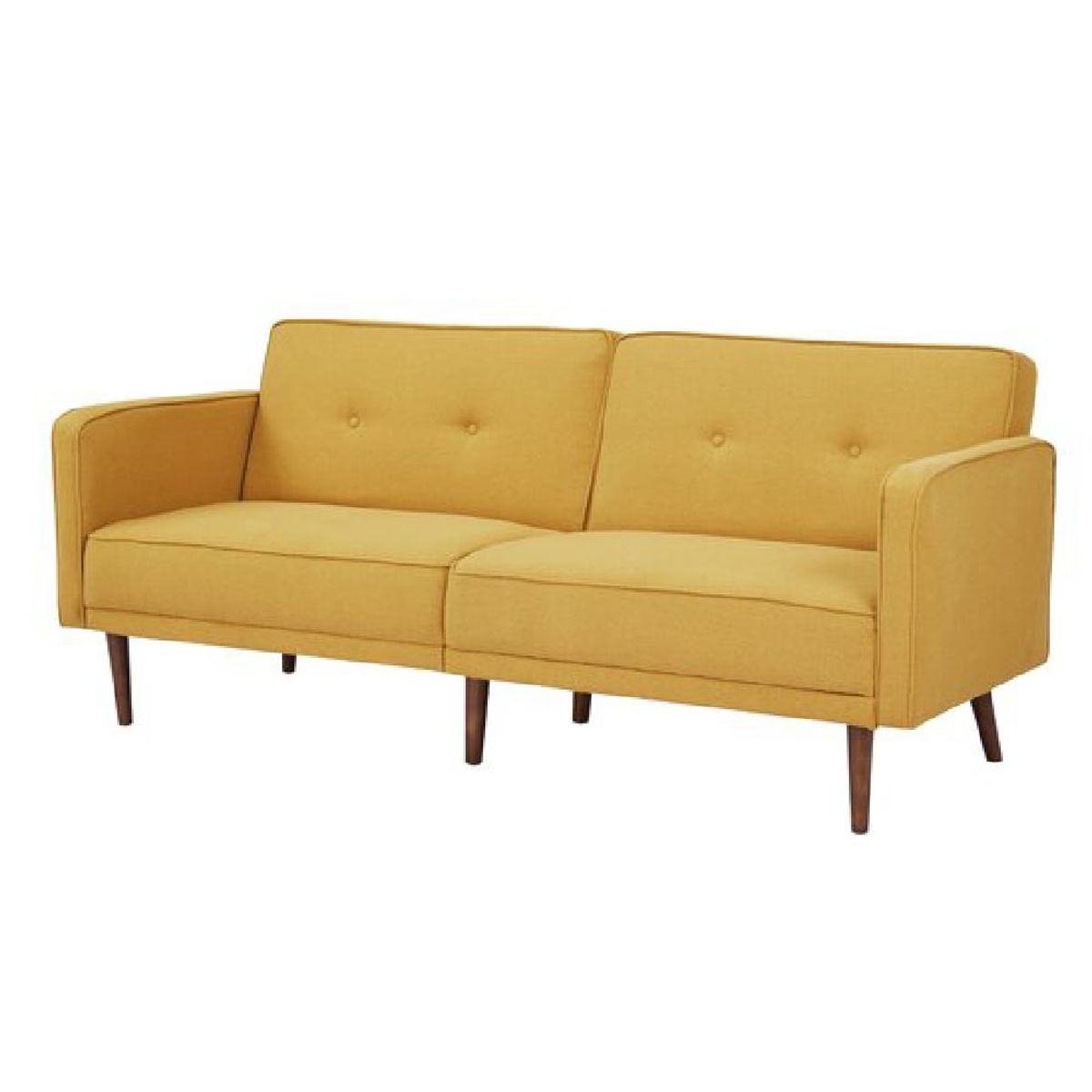 ALTO HOGAR - Sofá Maryanha 3 Cuerpos Mostaza