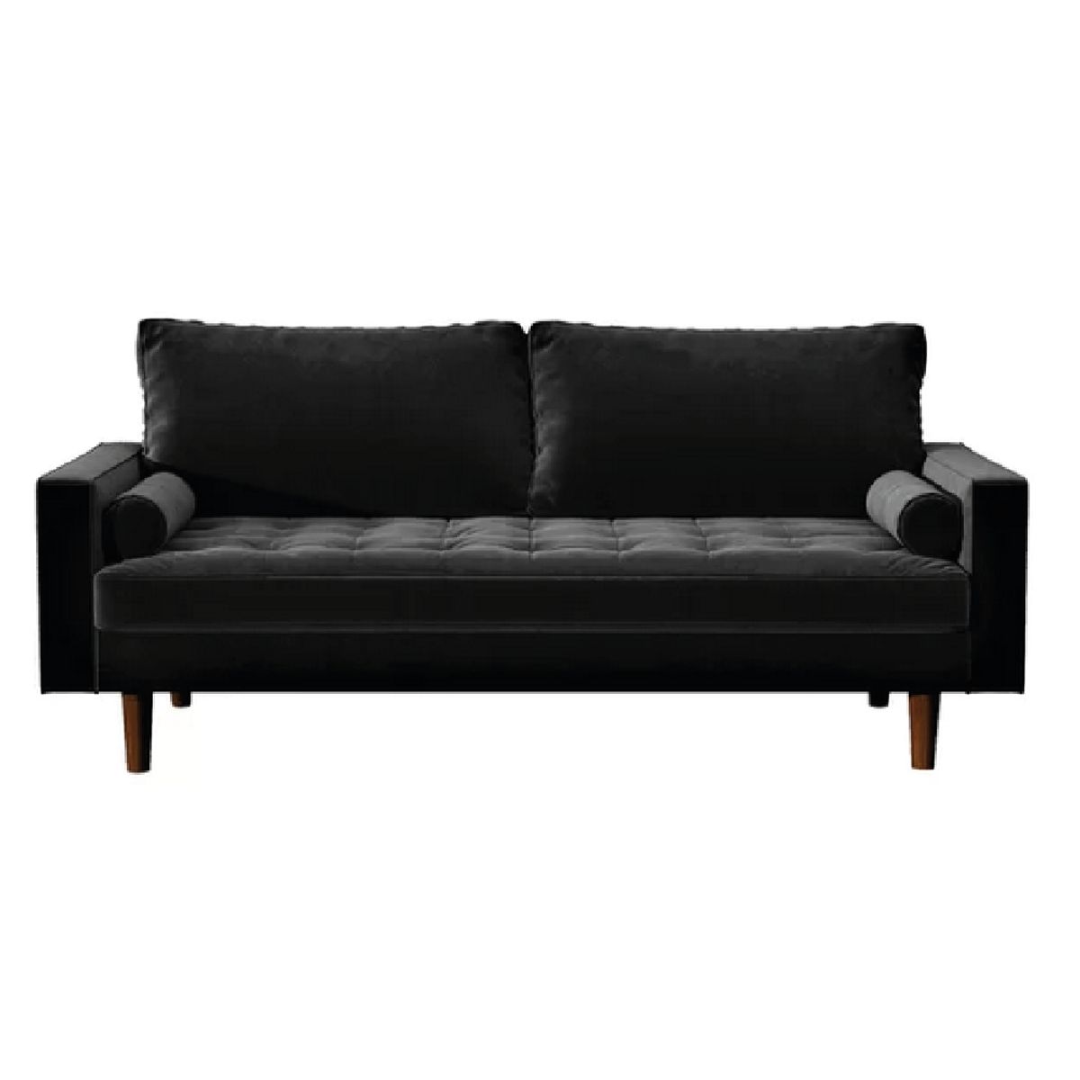 ALTO HOGAR - Sofá Pierre 3 Cuerpos Alto Hogar Negro