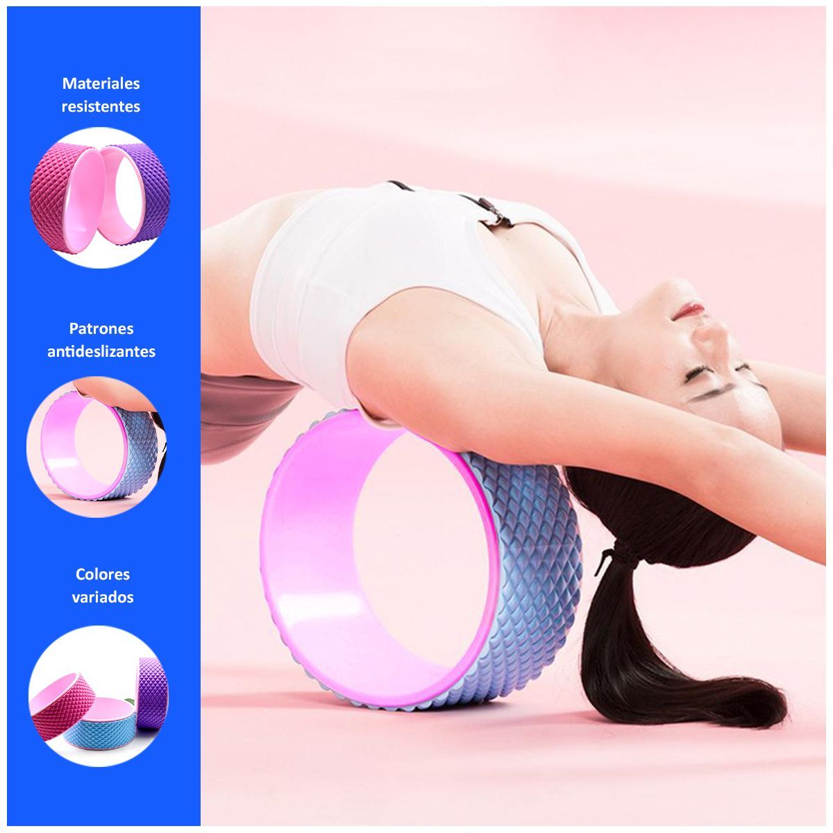 SASARU - Rueda de Yoga Pilates Masaje 3D