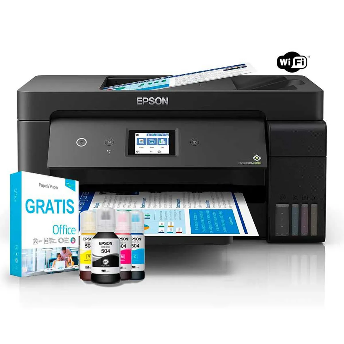 EPSON - Impresora A3 EPSON L14150 Multifuncional USB Bandeja ADF Dúplex WI-FI