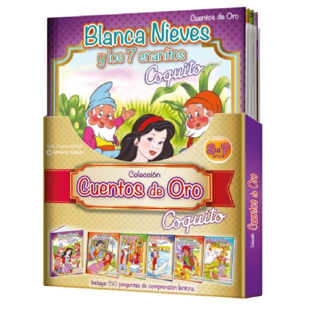 EDICIONES COQUITO - Pack Cuentos De Oro Incluye 6 Libros
