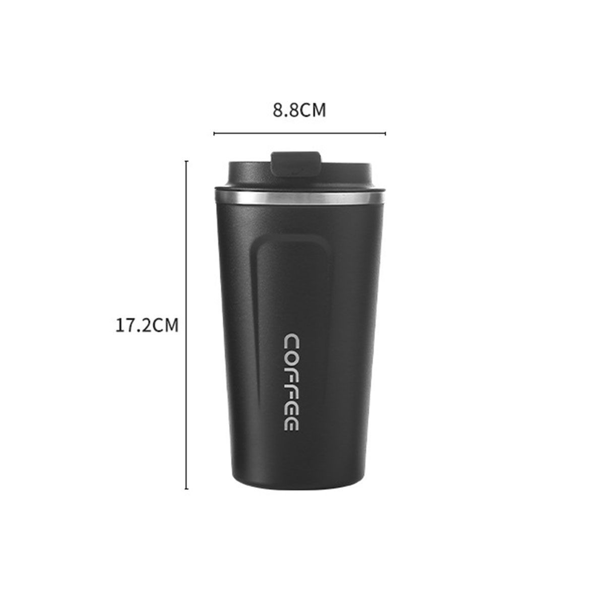 BAALATHKKO5 - Taza Térmica De Café Acero Inoxidable De 510 Ml Portátil