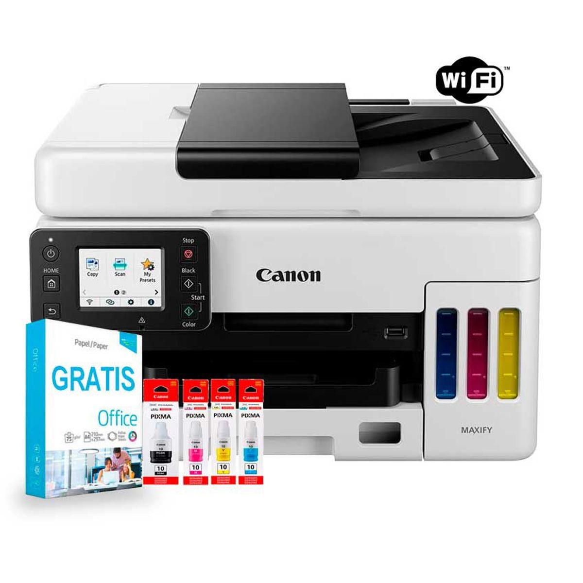 CANON - Impresora Canon Maxify GX6010 Multifuncional Tinta Continuo Alta Gama