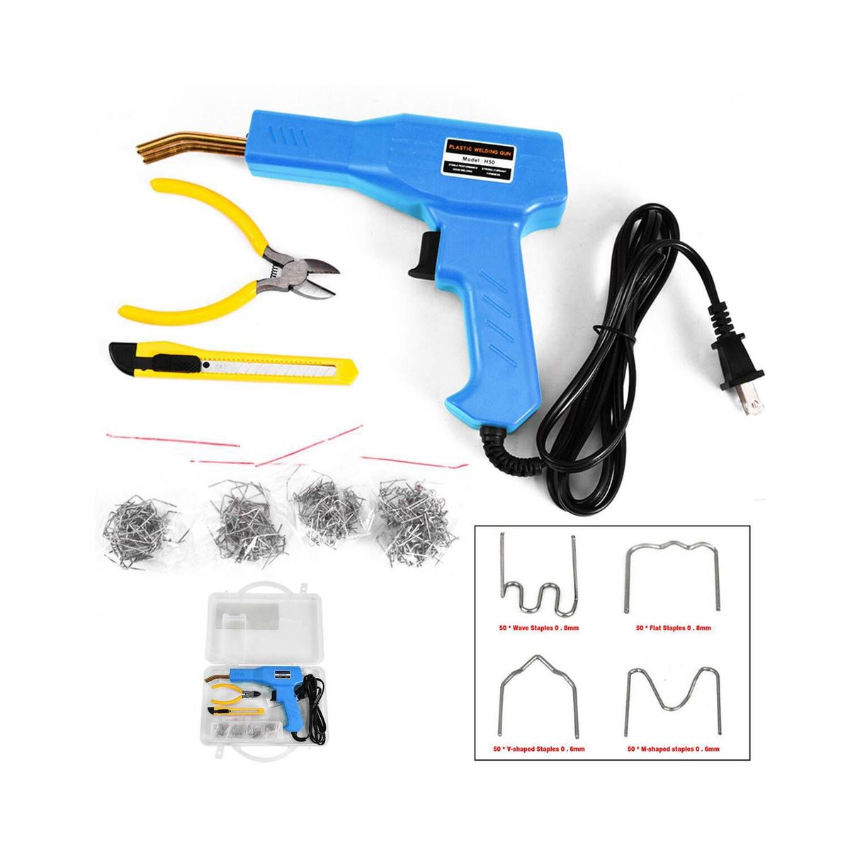 GENERICO - Pistola de Soldar Soldadura para todo Tipo de Plásticos 50W