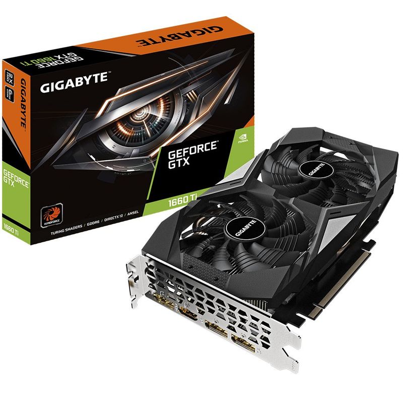 GIGABYTE - Tarjeta de video Gigabyte GTX 1660 TI 6GB