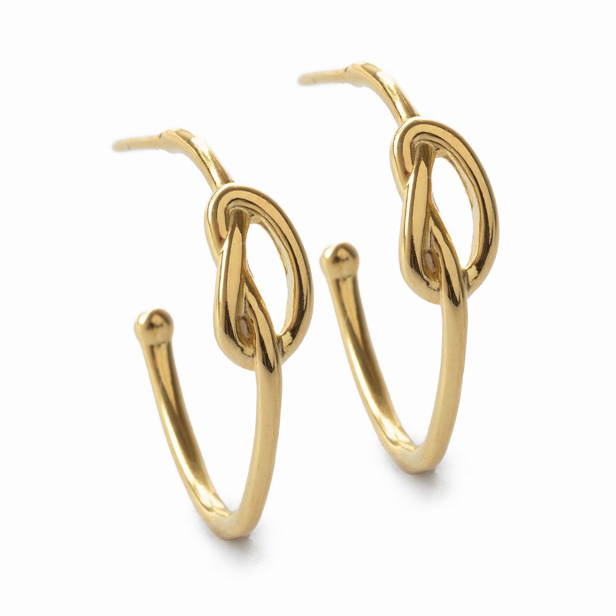 AMBAR JOYERIA - Argolla Nudito 2 Golden LAMINADO EN ORO