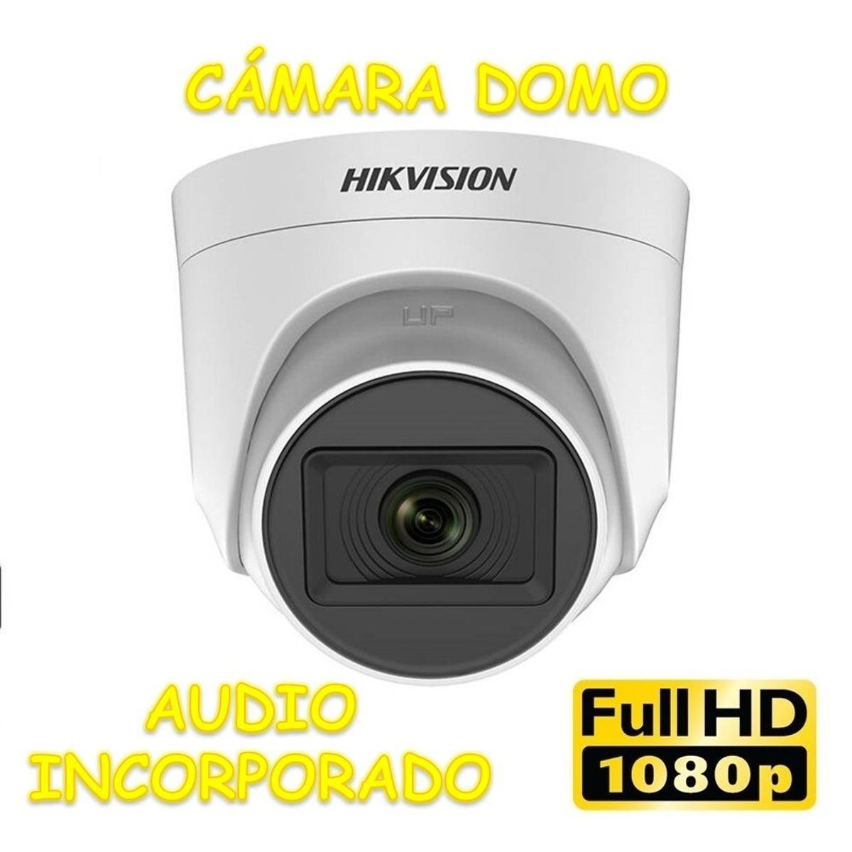 HIKVISION - kit 5 Cámaras Seguridad FULLHD Hikvision + 1TB + AUDIO + Cable